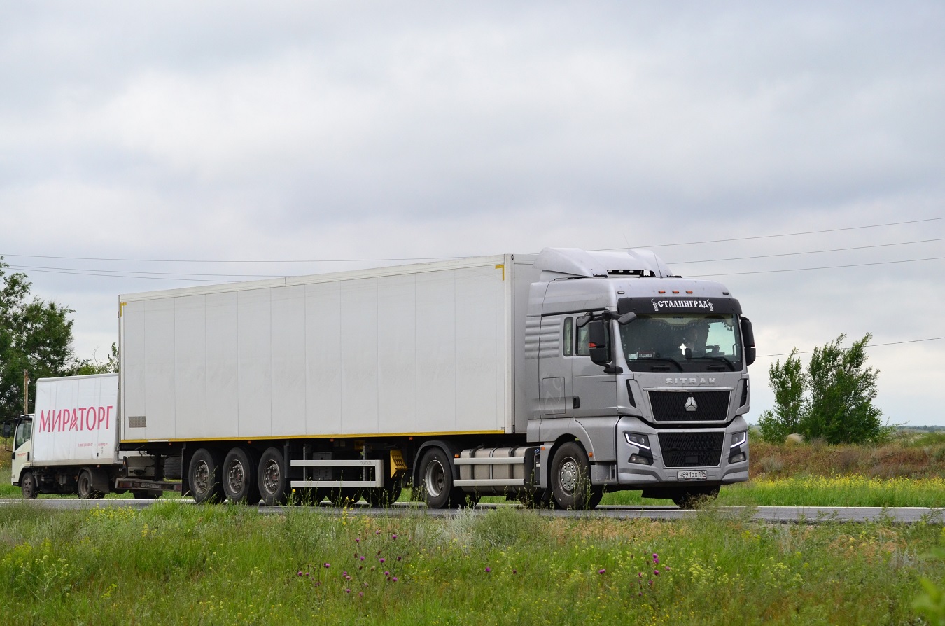 Волгоградская область, № Н 891 ВХ 134 — Sitrak C7H ZZ4186 MAX