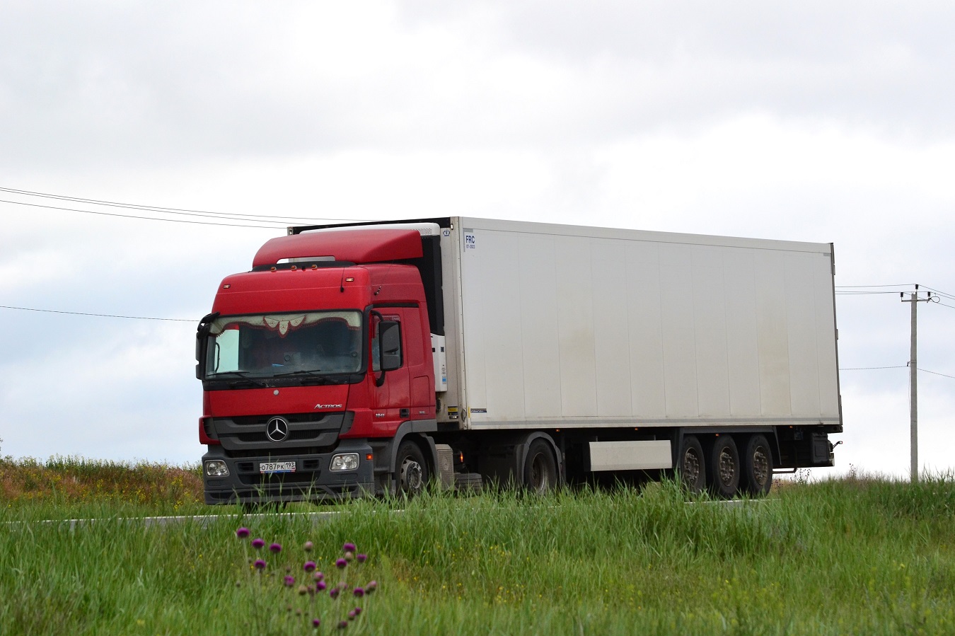 Краснодарский край, № О 787 РК 193 — Mercedes-Benz Actros ('2009) 1841