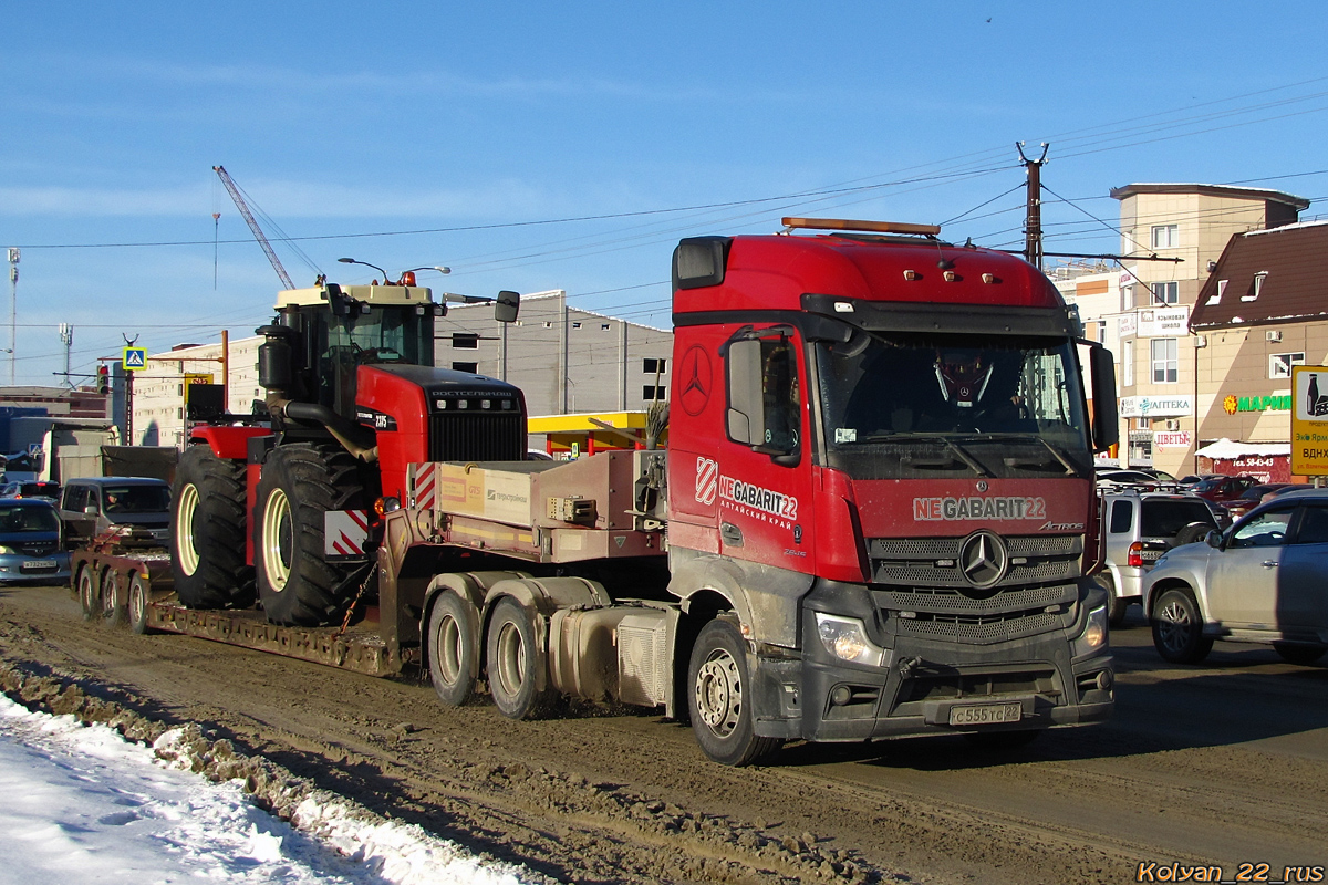 Алтайский край, № С 555 ТС 22 — Mercedes-Benz Actros '18 2645 [Z9M]