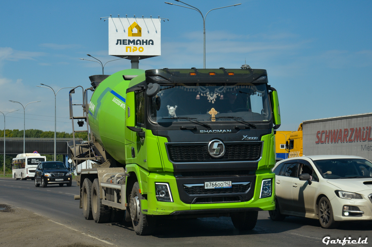 Кемеровская область, № В 766 ОО 142 — Shaanxi Shacman X3000 SX5258
