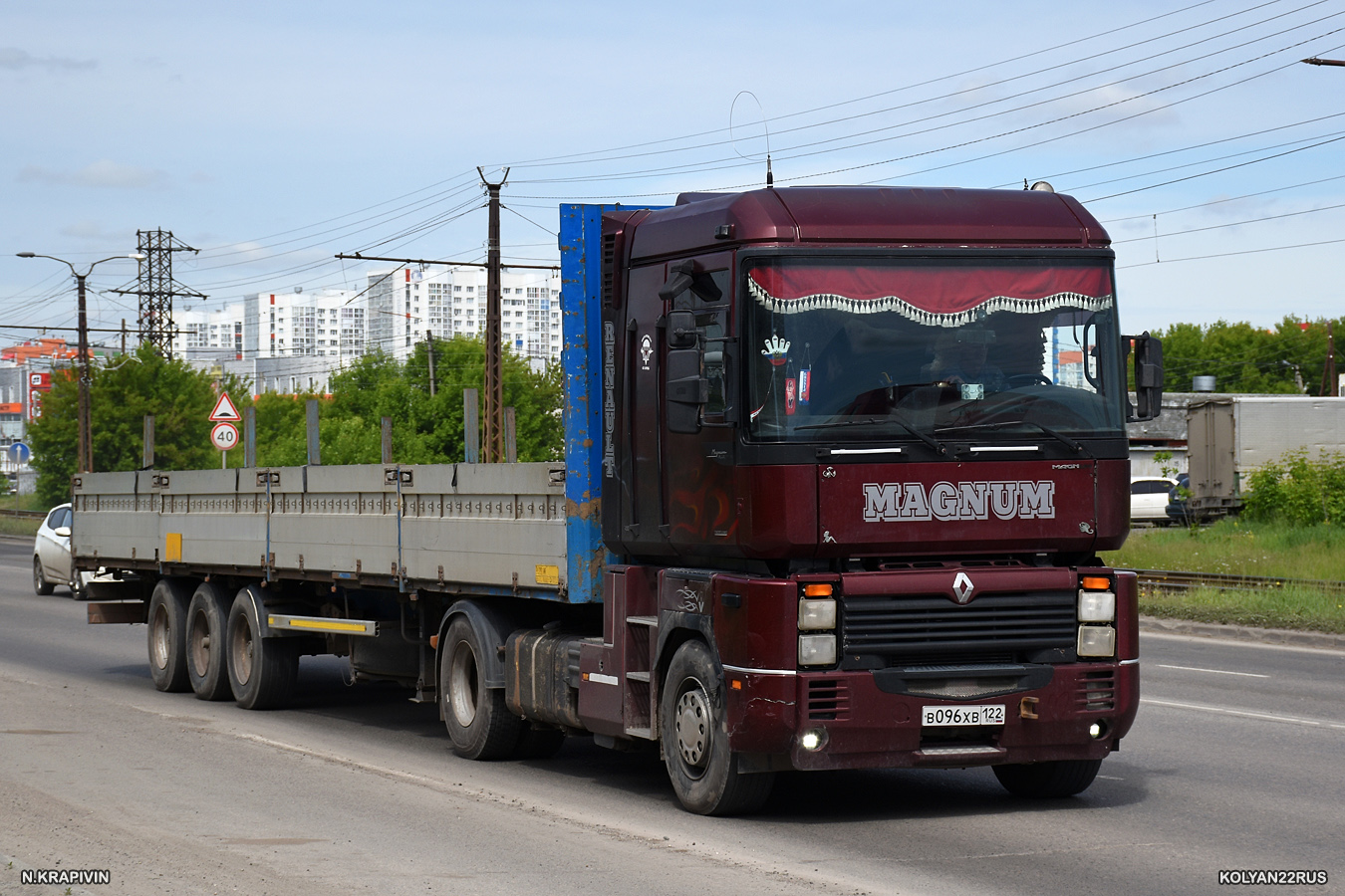 Алтайский край, № В 096 ХВ 122 — Renault Magnum Integral ('1997)