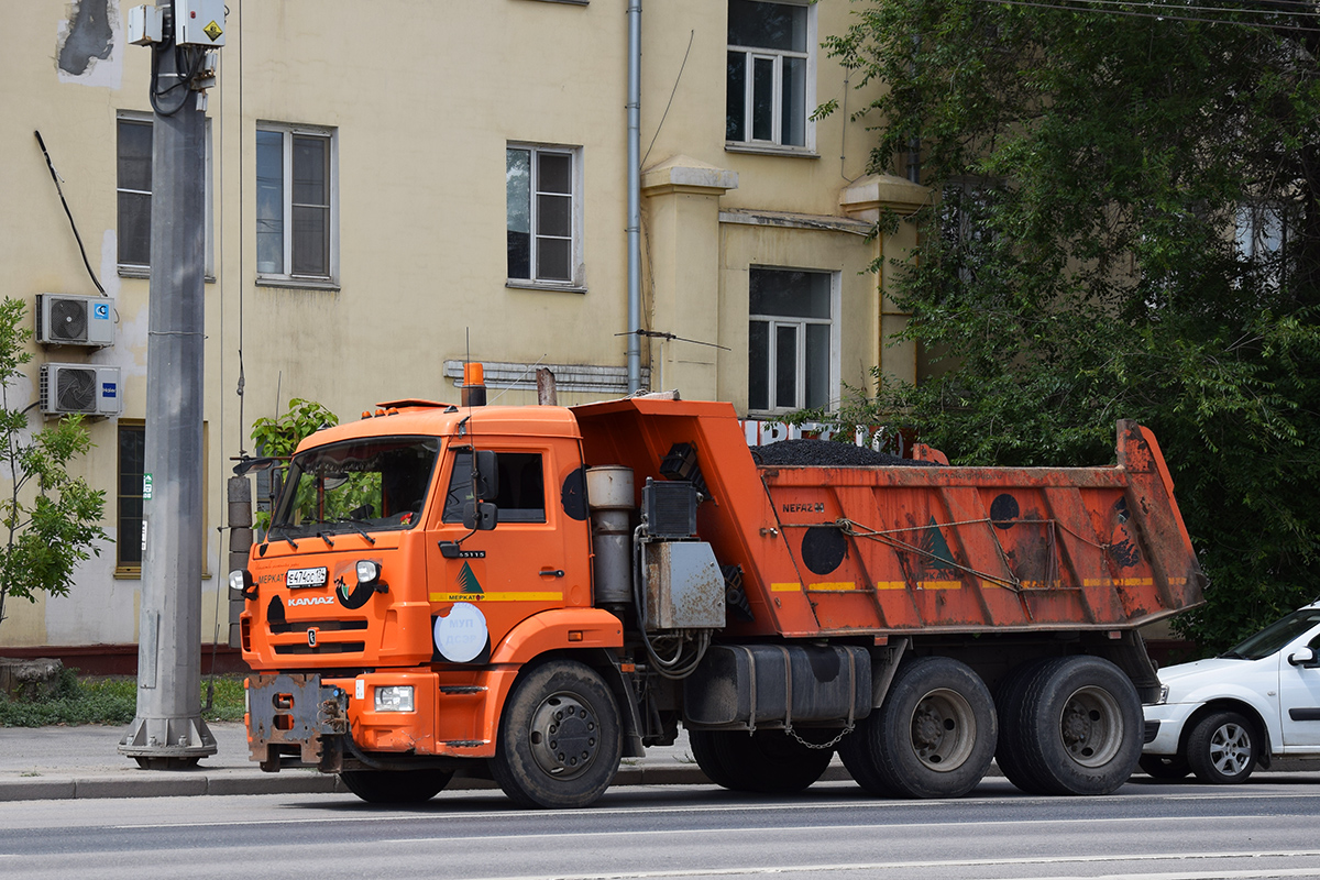 Волгоградская область, № Е 474 ОС 134 — КамАЗ-65115-L4(19)