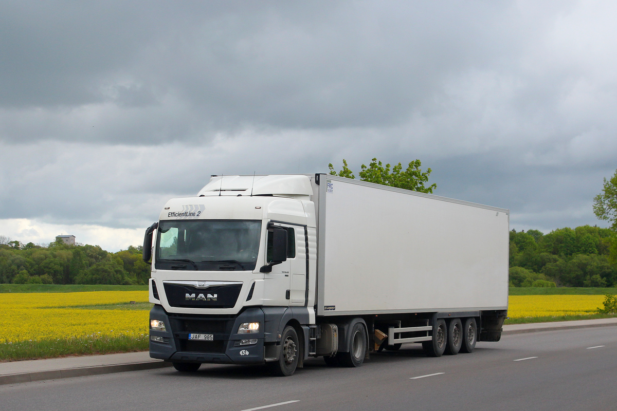 Литва, № JAF 985 — MAN TGX ('2012) 18.400