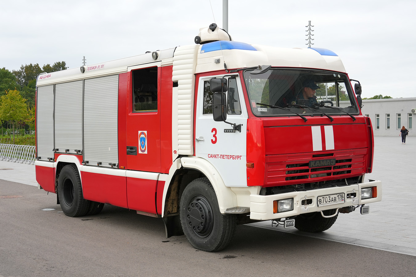 Санкт-Петербург, № В 703 АВ 178 — КамАЗ-43253-A3(96); Санкт-Петербург — День открытых дверей пожарных Московской заставы-2025