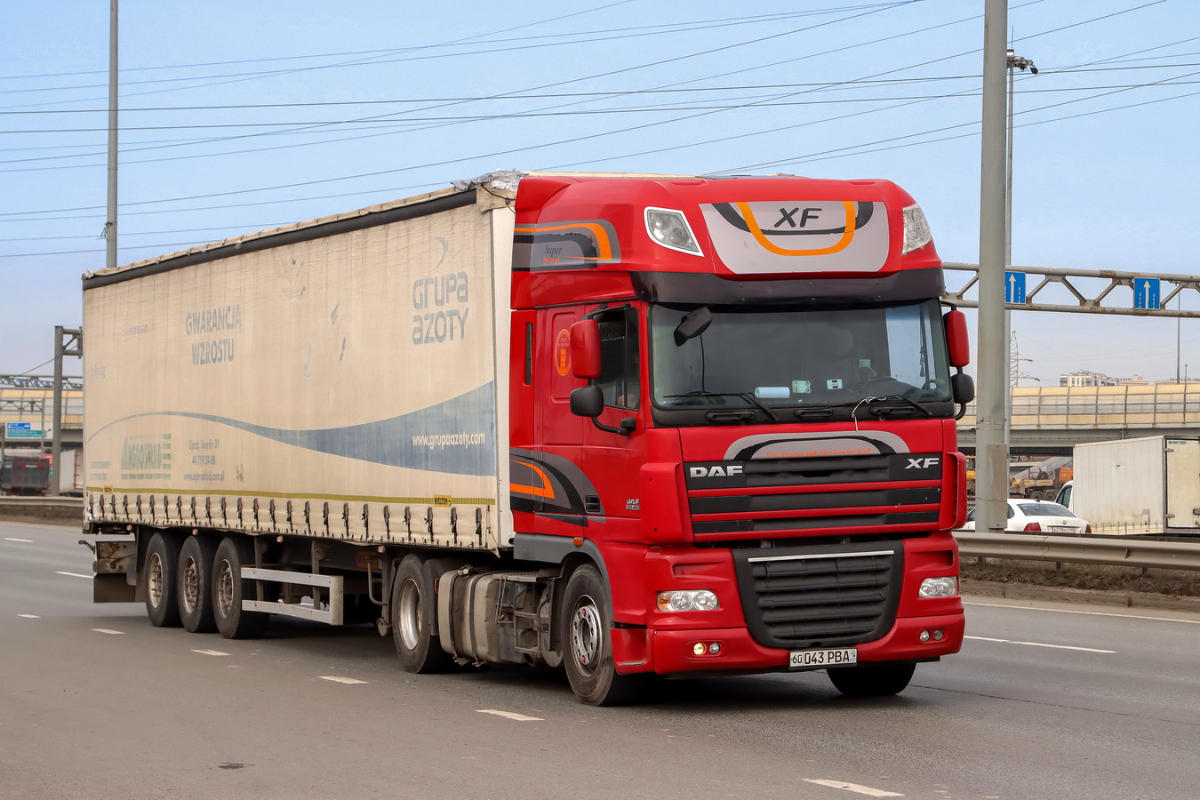 Узбекистан, № 60 043 PBA — DAF XF105 FT