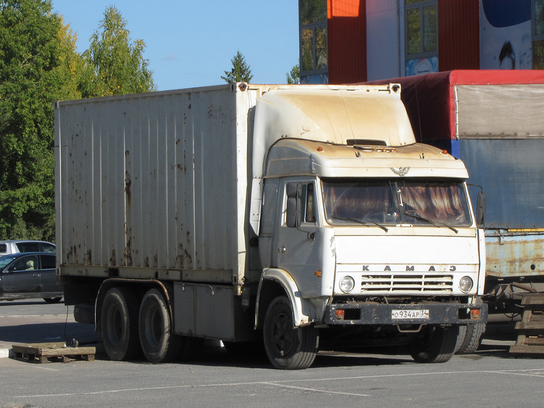 Волгоградская область, № О 934 АР 34 — КамАЗ-53212