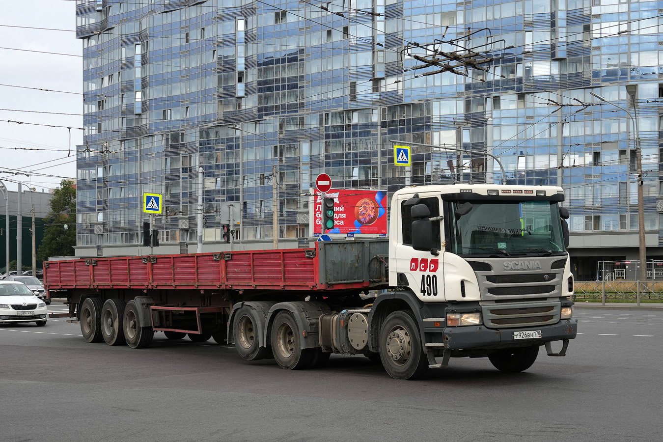 Санкт-Петербург, № 490 — Scania ('2011) P400