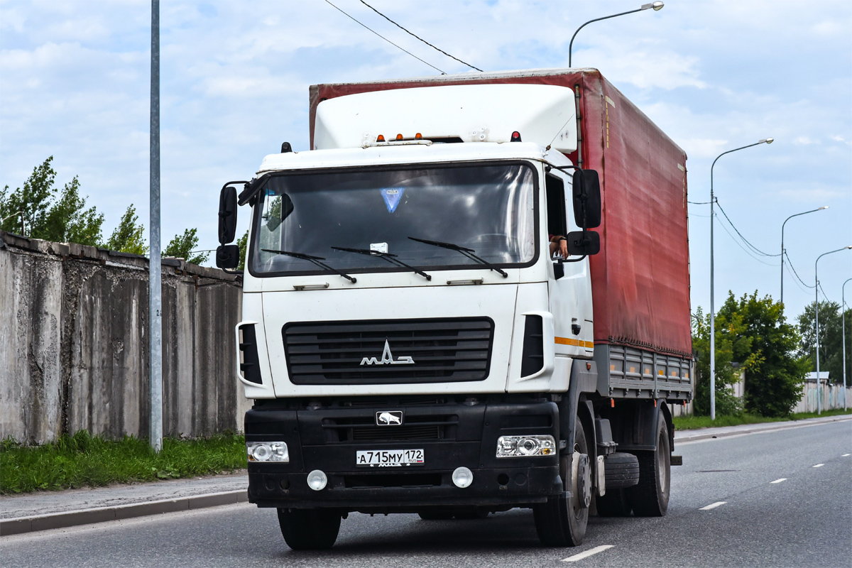 Тюменская область, № А 715 МУ 172 — МАЗ-5340B5