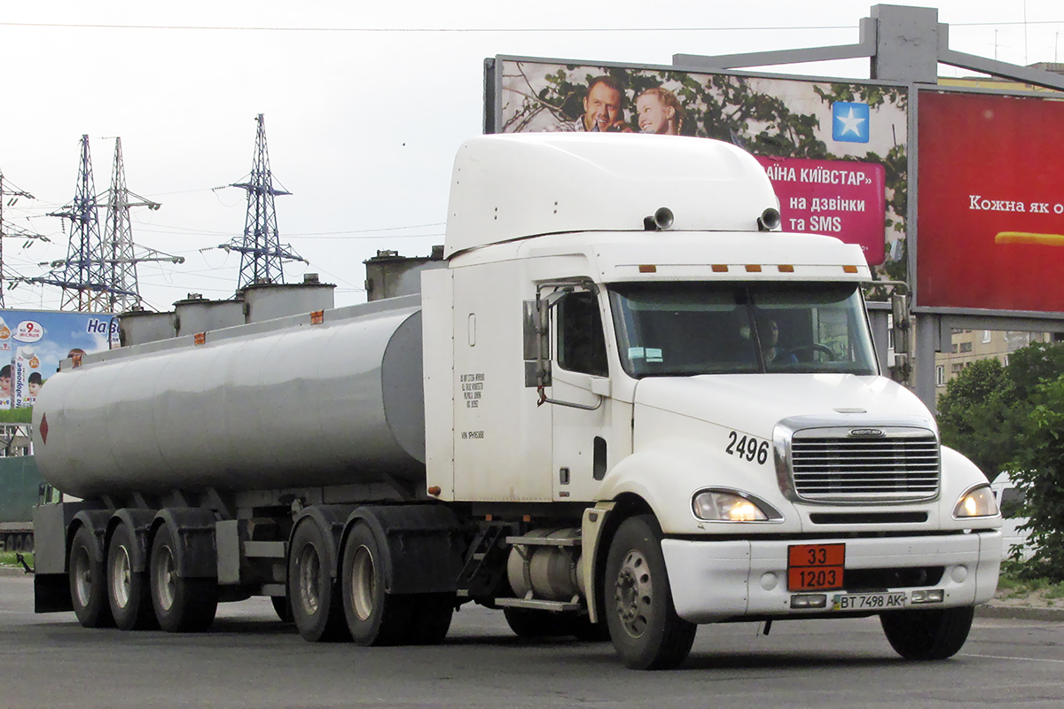 Херсонская область, № ВТ 7498 АК — Freightliner Columbia