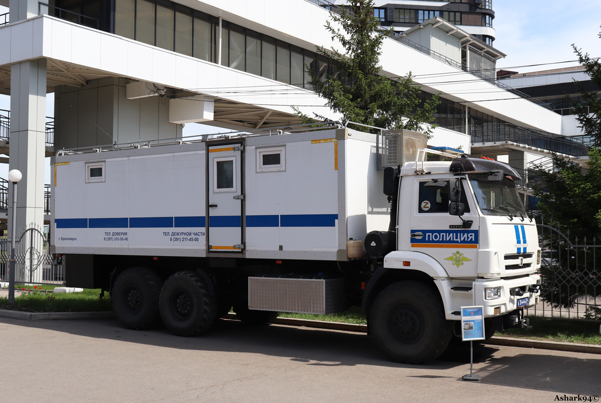 Красноярский край, № А 0444 24 — КамАЗ-43118-50; Красноярский край — Выставка "Антитеррор-2025"