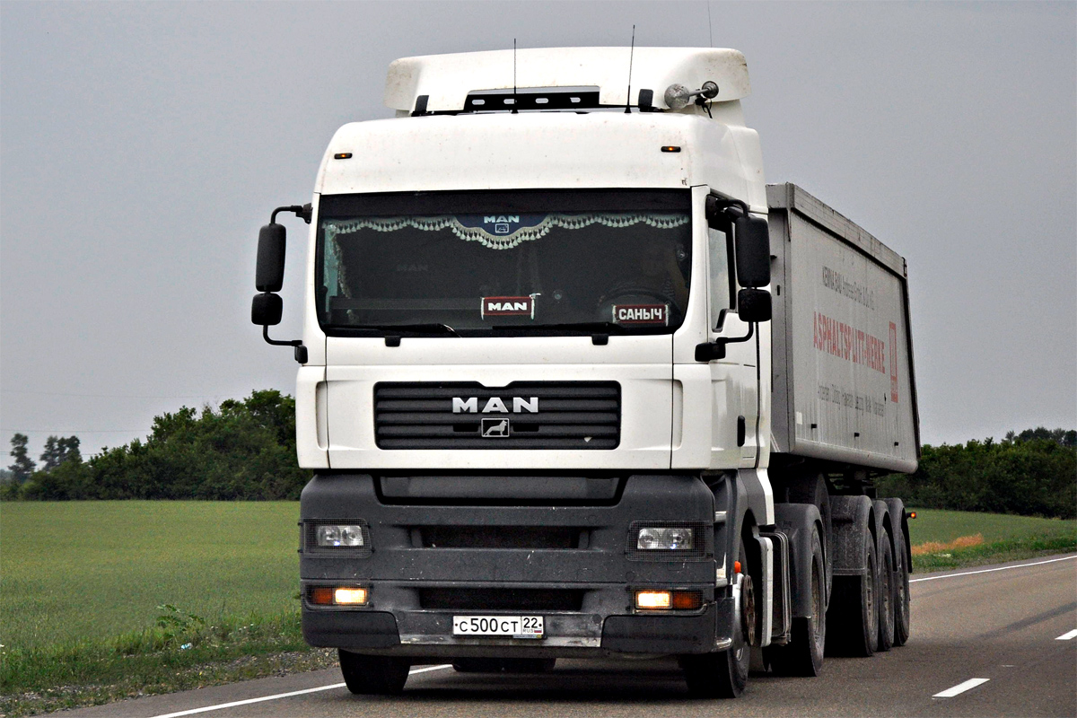 Алтайский край, № С 500 СТ 22 — MAN TGA 18.400