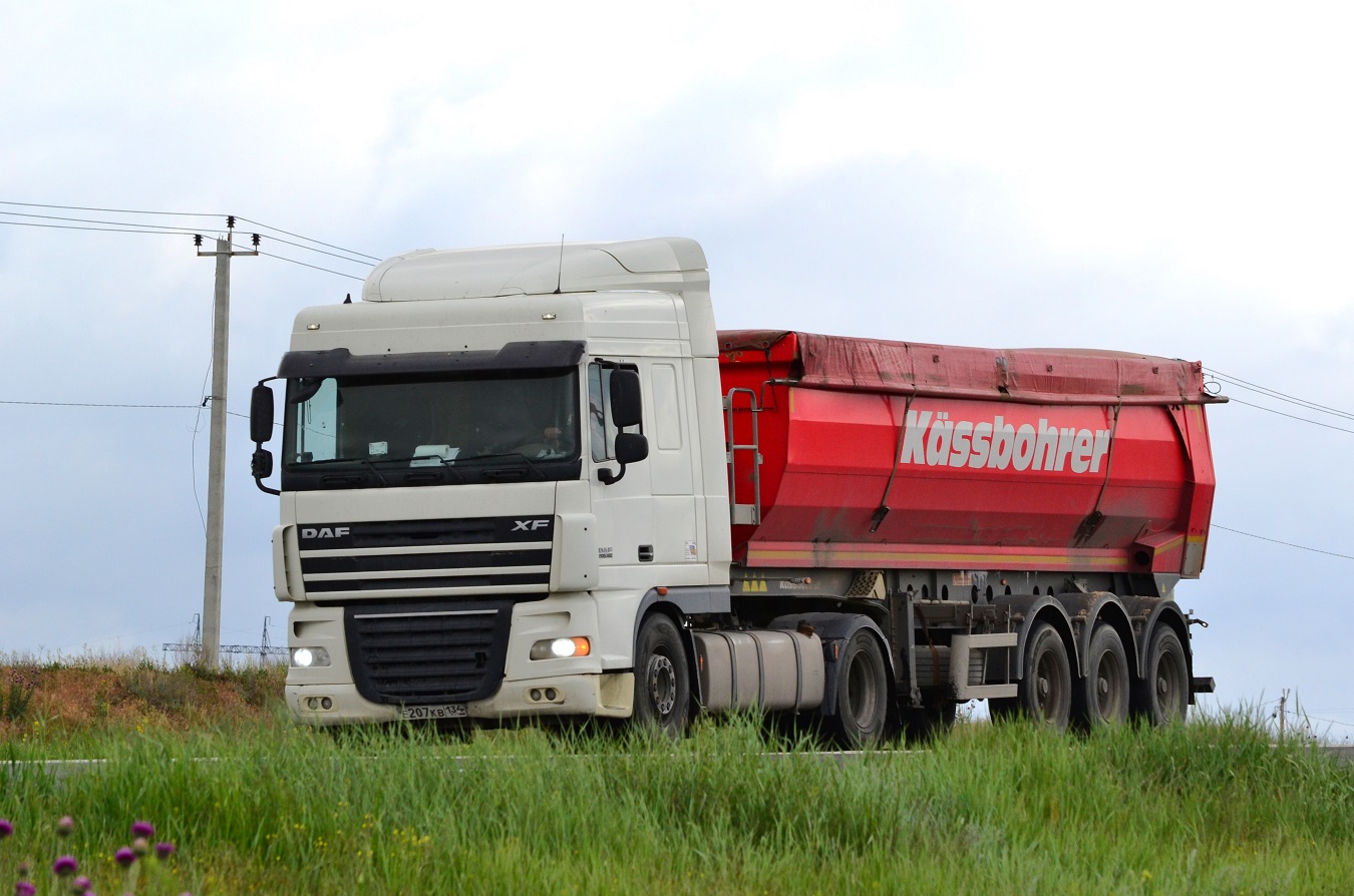 Волгоградская область, № Е 207 КВ 134 — DAF XF105 FT