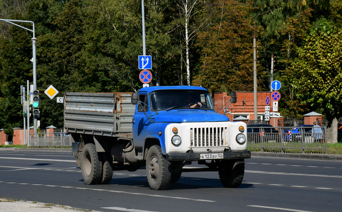 Нижегородская область, № А 123 ВУ 52 — ГАЗ-53-12