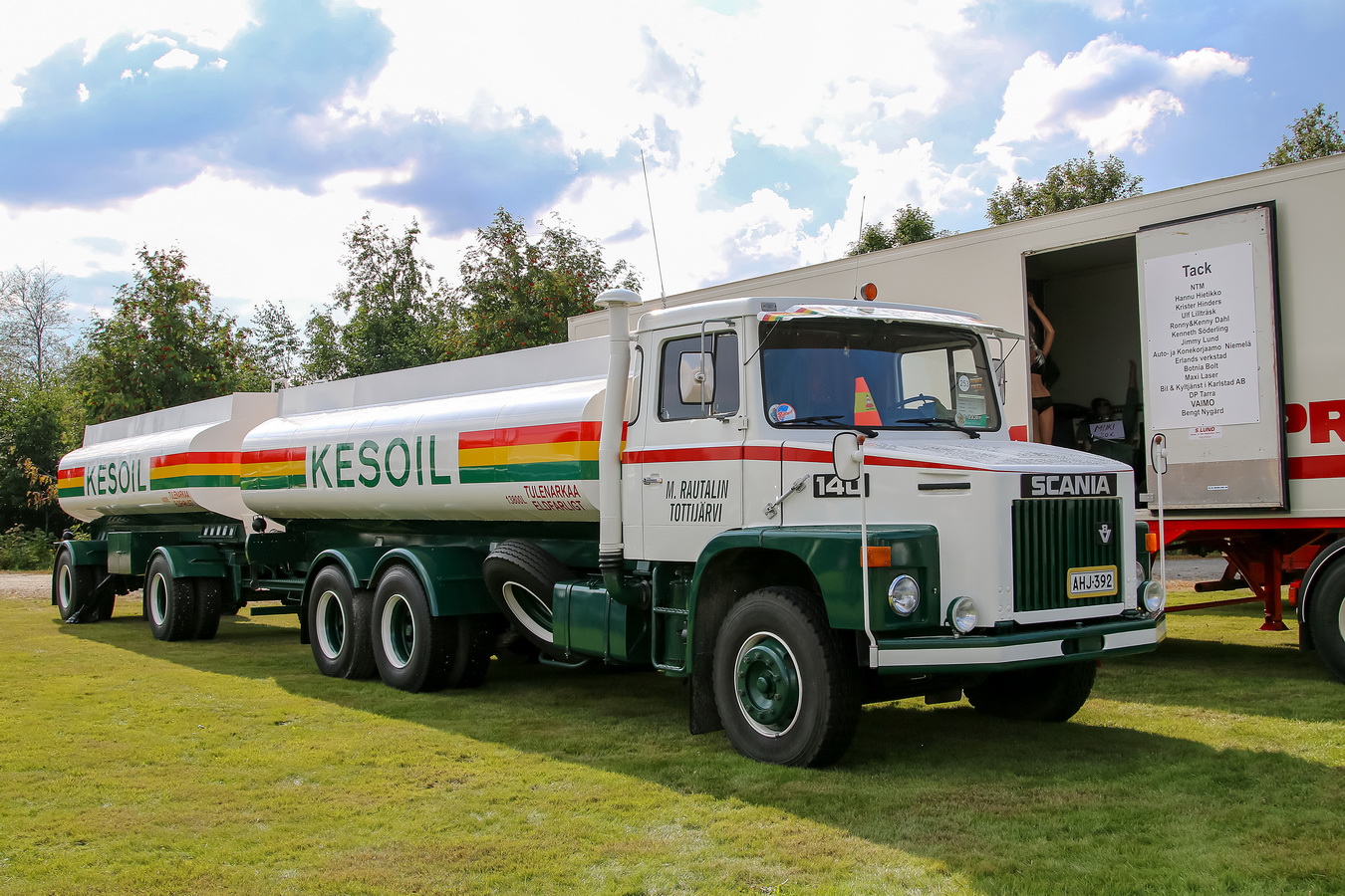Финляндия, № AHJ-392 — Scania  (общая модель); Финляндия — Power Truck Show 2019