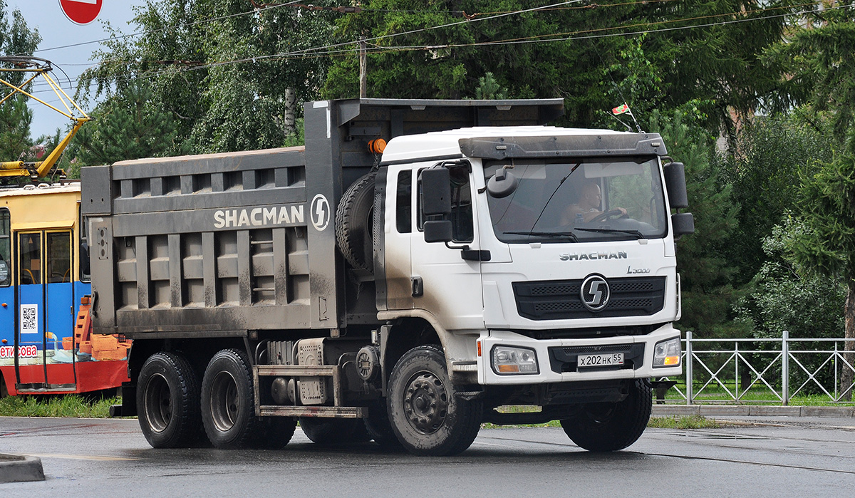 Омская область, № Х 202 НК 55 — Shaanxi Shacman L3000 (общая модель)