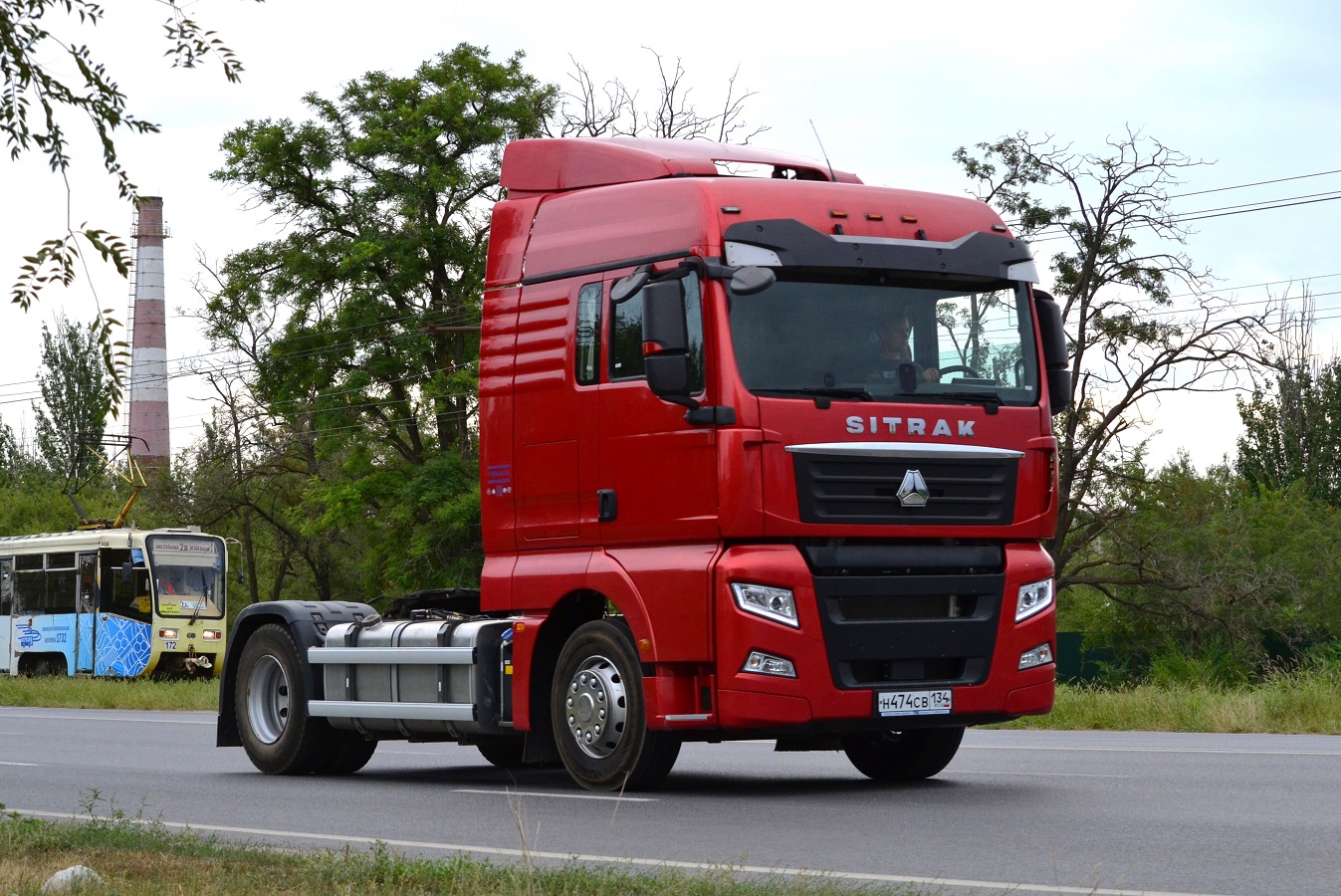 Волгоградская область, № Н 474 СВ 134 — Sitrak C7H ZZ4186