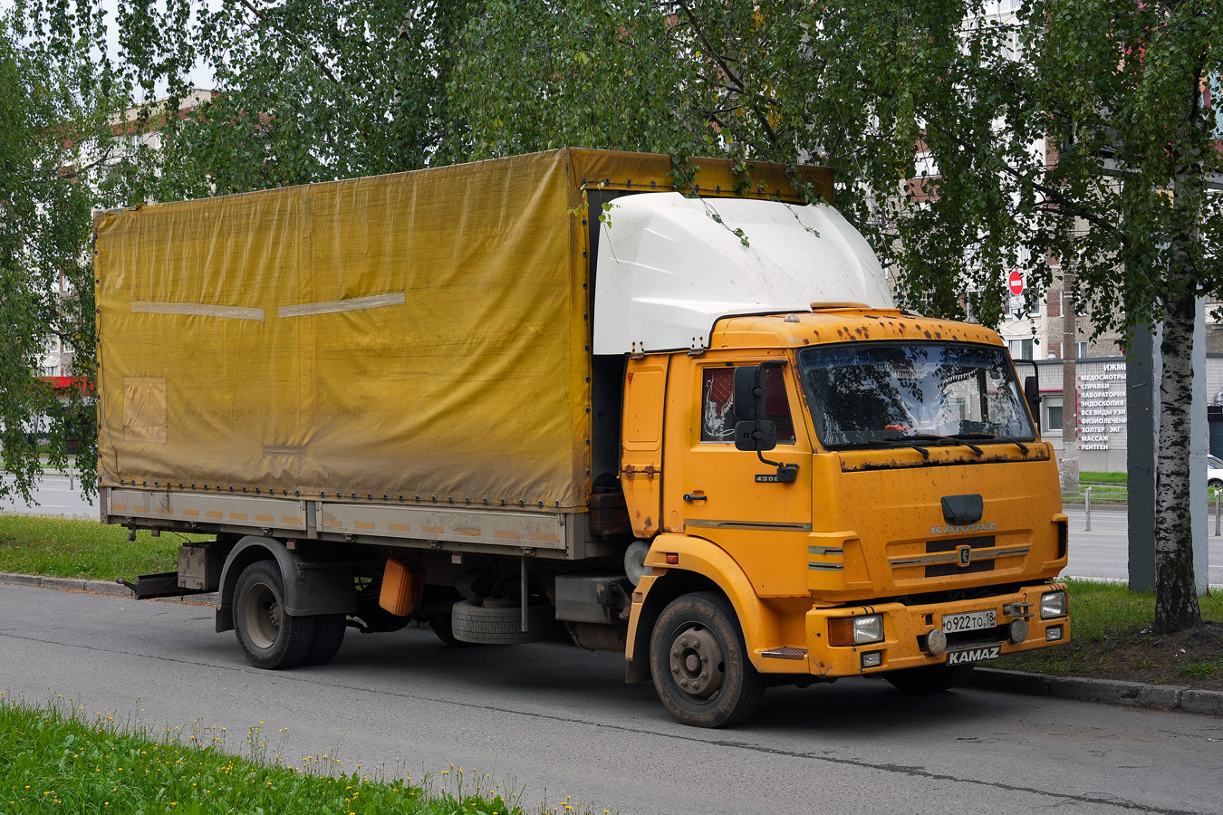 Удмуртия, № О 922 ТО 18 — КамАЗ-4308 (общая модель)