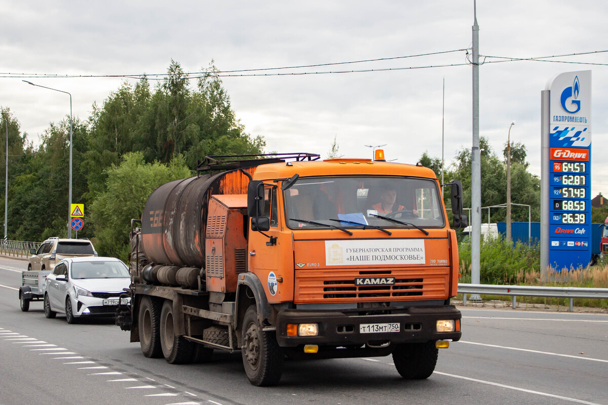 Московская область, № Т 113 МТ 750 — КамАЗ-65115-62