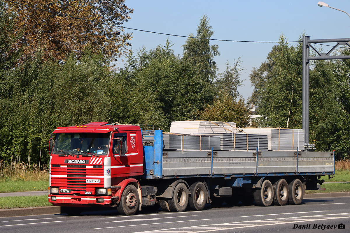 Санкт-Петербург, № Т 820 УК 78 — Scania (II) R112H