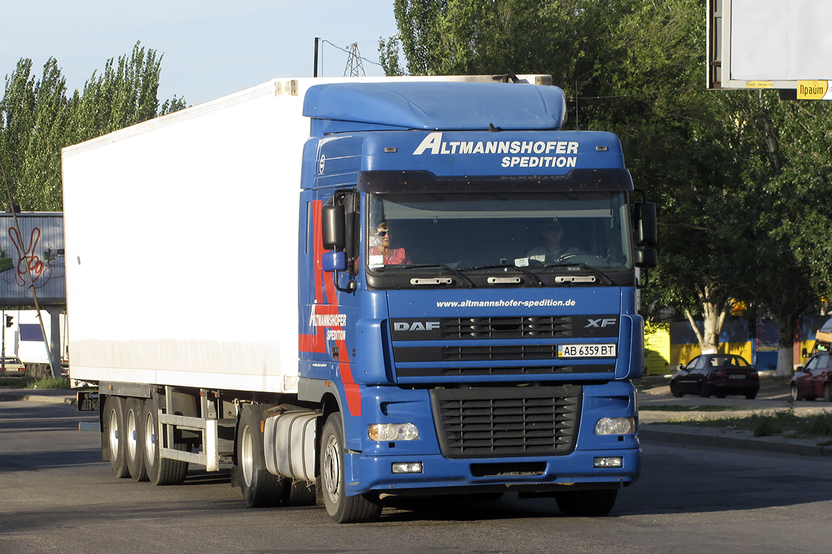 Винницкая область, № АВ 6359 ВТ — DAF XF95 FT