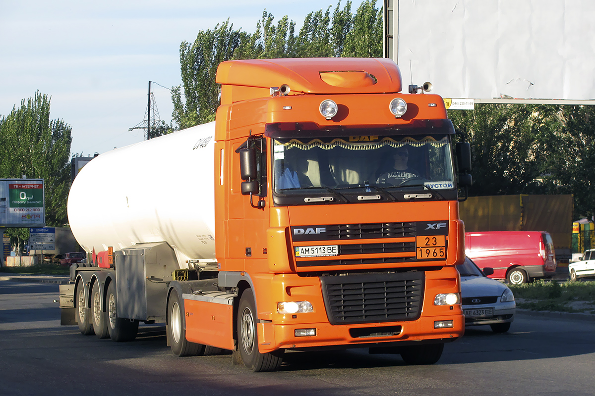 Житомирская область, № АМ 5113 ВЕ — DAF XF95 FT