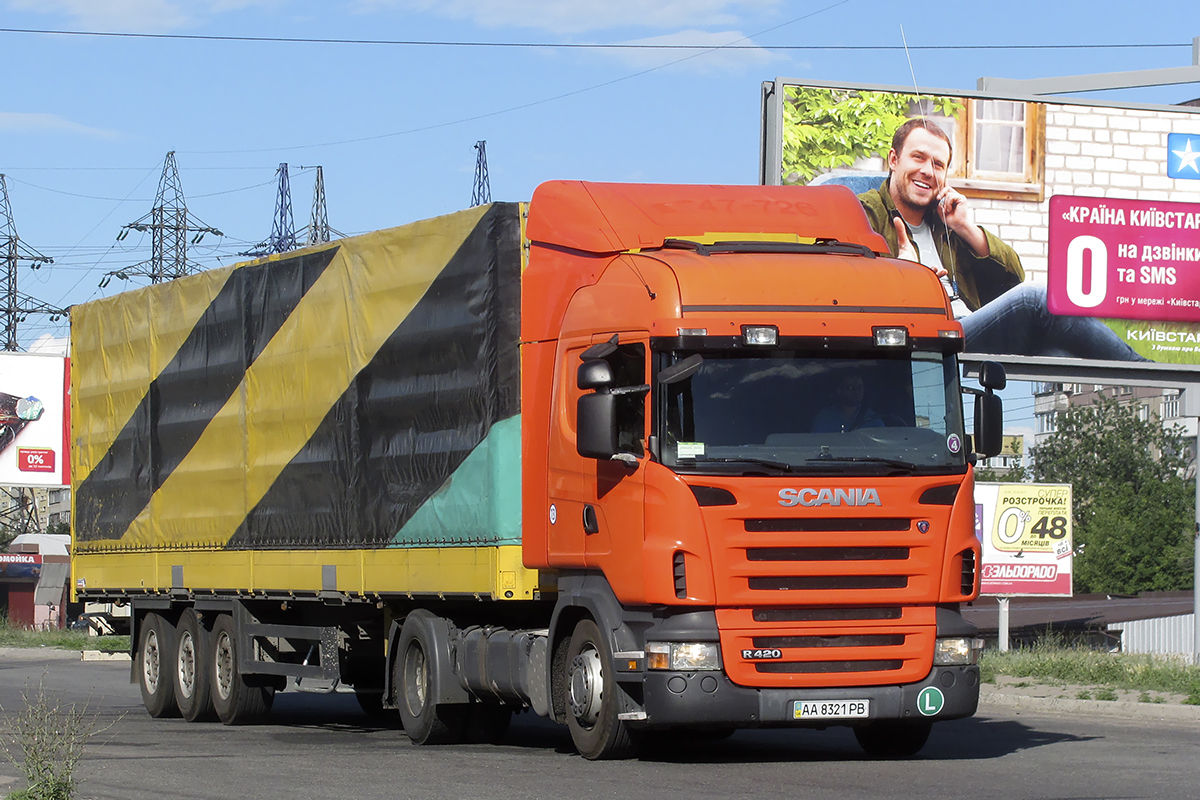 Днепропетровская область, № АА 8321 РВ — Scania ('2004) R420