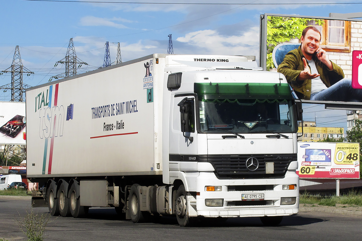 Днепропетровская область, № АЕ 0795 СЕ — Mercedes-Benz Actros ('1997) 1840