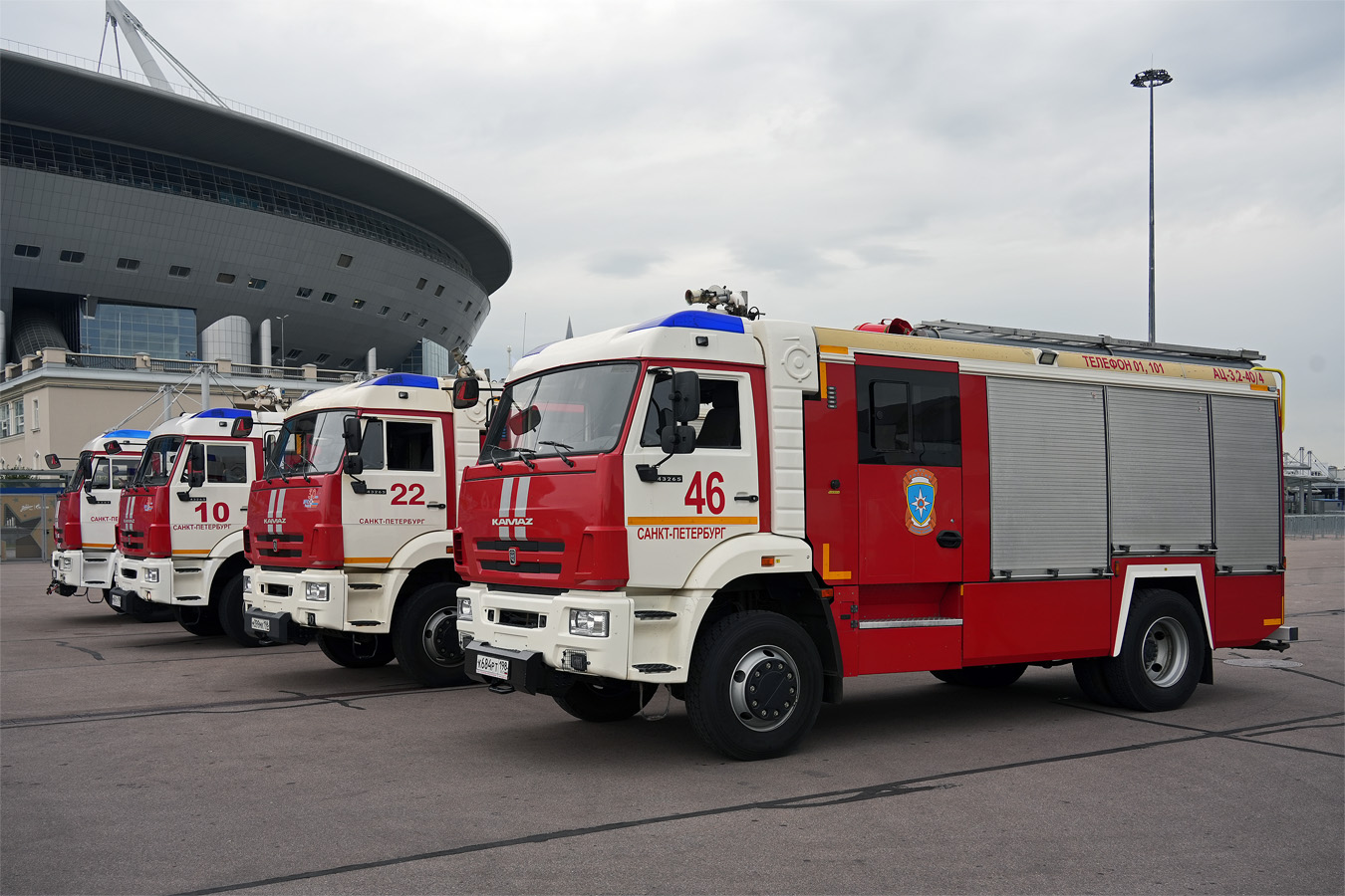 Санкт-Петербург, № К 684 РТ 198 — КамАЗ-43265-5H(56); Санкт-Петербург — Финал соревнований по скоростному маневрированию на пожарных автомобилях "Трасса-01", 13.09.2025
