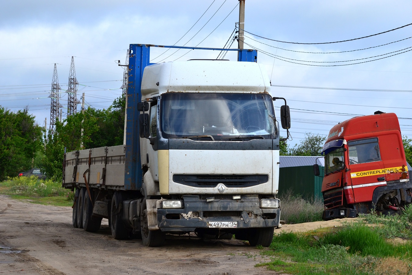 Волгоградская область, № К 497 РН 134 — Renault Premium ('1996)