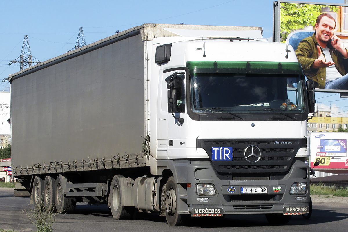 Болгария, № X 4100 BP — Mercedes-Benz Actros ('2009) 1844