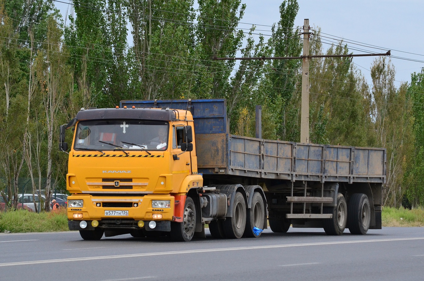 Волгоградская область, № В 577 ТН 134 — КамАЗ-65116-A4(23)