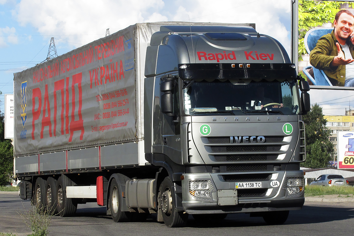 Киев, № АА 1138 ТС — IVECO Stralis ('2007) 450