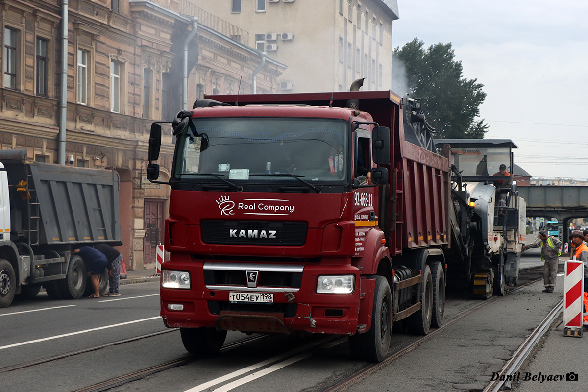 Санкт-Петербург, № Т 054 ЕУ 198 — КамАЗ-6580-S5(87)