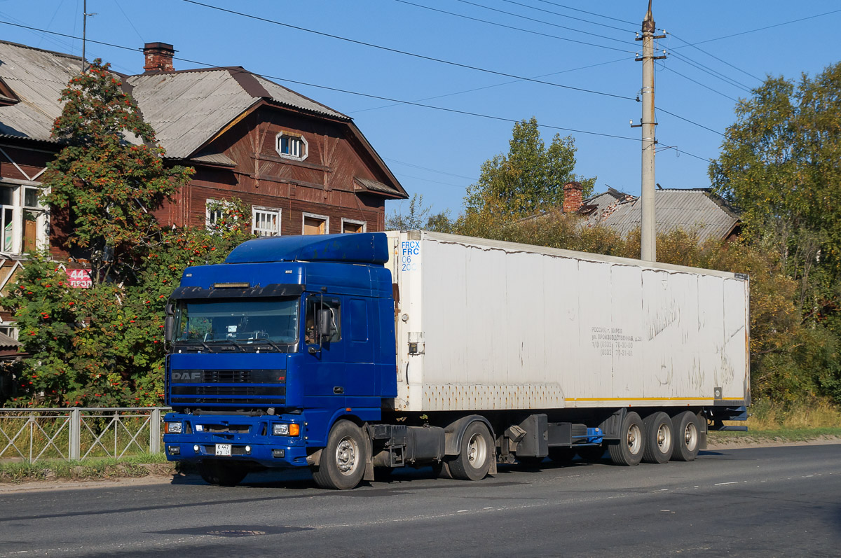 Архангельская область, № К 447 КХ 29 — DAF 95 FT