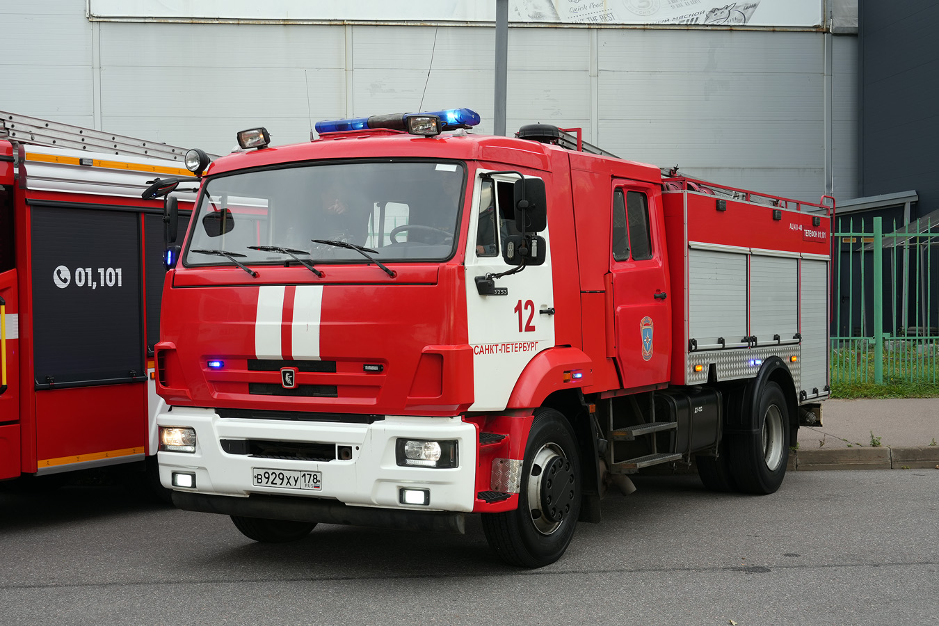 Санкт-Петербург, № В 929 ХУ 178 — КамАЗ-43253-R4(28); Санкт-Петербург — Финал соревнований по скоростному маневрированию на пожарных автомобилях "Трасса-01", 13.09.2025