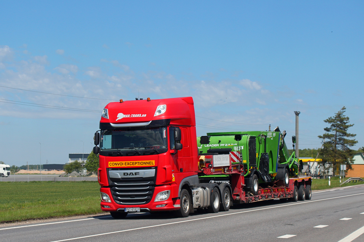 Польша, № PNT 8182A — DAF XF Euro6 FTS