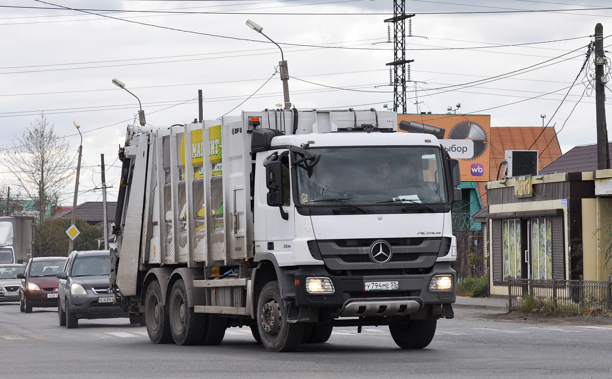 Омская область, № У 794 МЕ 55 — Mercedes-Benz Actros '09 3336 [Z9M]