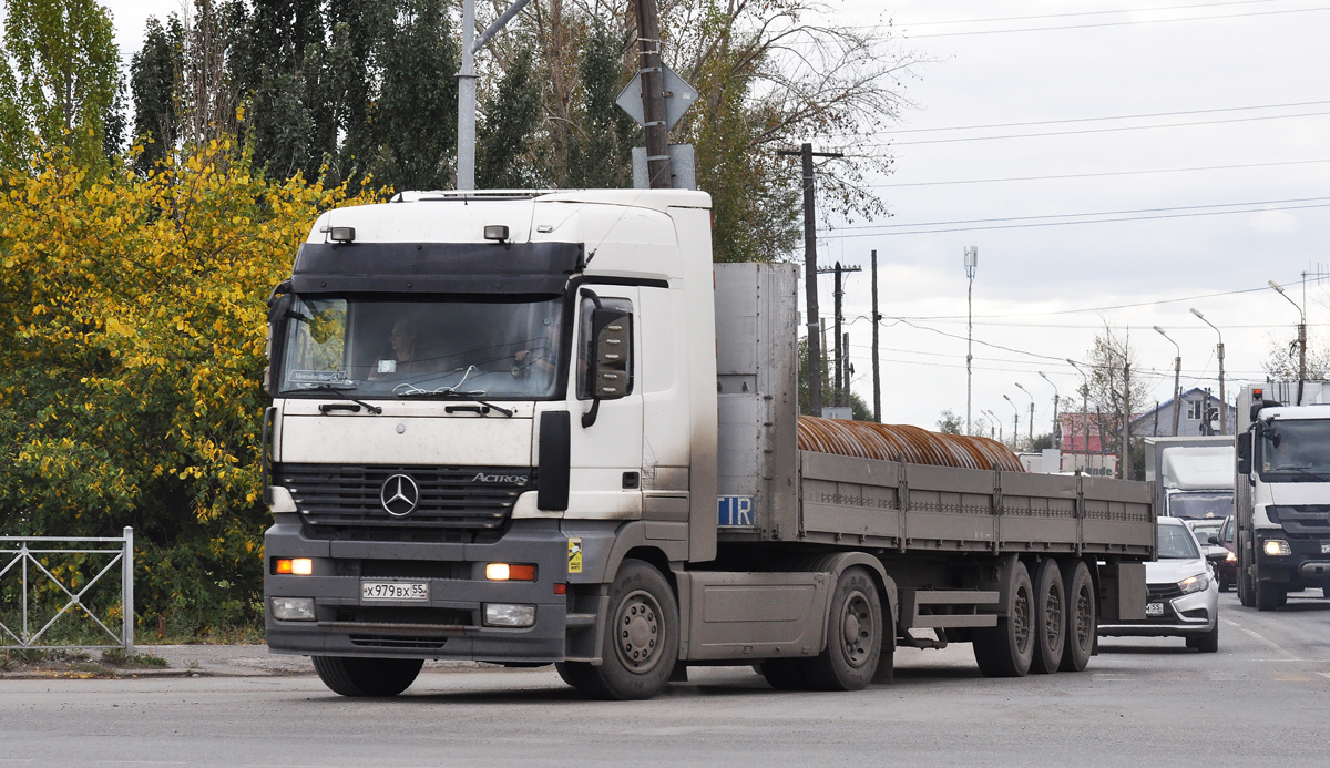 Омская область, № Х 979 ВХ 55 — Mercedes-Benz Actros ('1997)