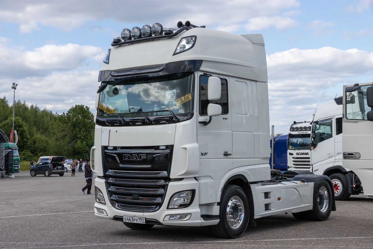 Краснодарский край, № Е 463 РУ 193 — DAF XF Euro6 FT; Московская область — Фестиваль TruckDay 2025