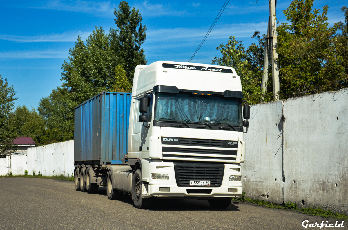 Новосибирская область, № Н 555 ВТ 54 — DAF XF95 FT