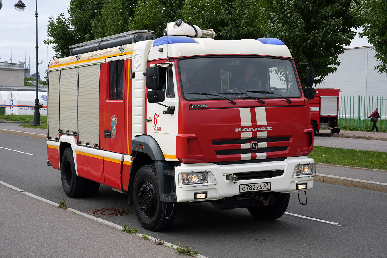 Ленинградская область, № О 782 ХА 47 — КамАЗ-5387-RR(76) [538705]; Санкт-Петербург — Финал соревнований по скоростному маневрированию на пожарных автомобилях "Трасса-01", 13.09.2025