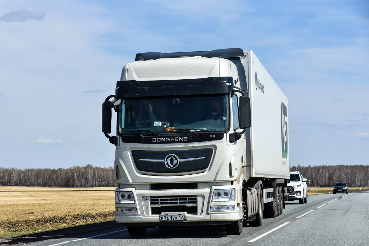 Краснодарский край, № К 761 УК 193 — Dongfeng KX DFH418x