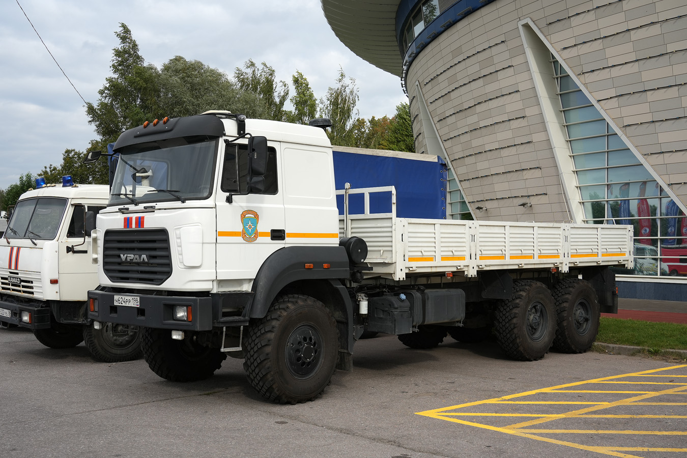 Санкт-Петербург, № Н 624 РР 198 — Урал-4320-80М; Санкт-Петербург — Финал соревнований по скоростному маневрированию на пожарных автомобилях "Трасса-01", 13.09.2025