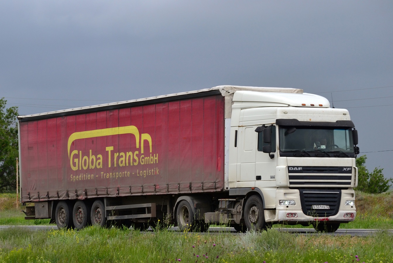 Марий Эл, № К 551 РВ 12 — DAF XF105 FT