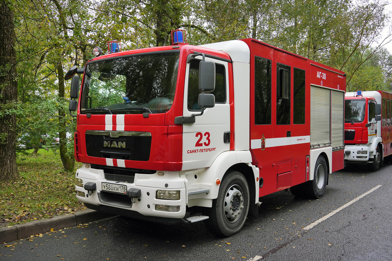 Санкт-Петербург, № У 586 КН 178 — MAN TGM (общая модель)