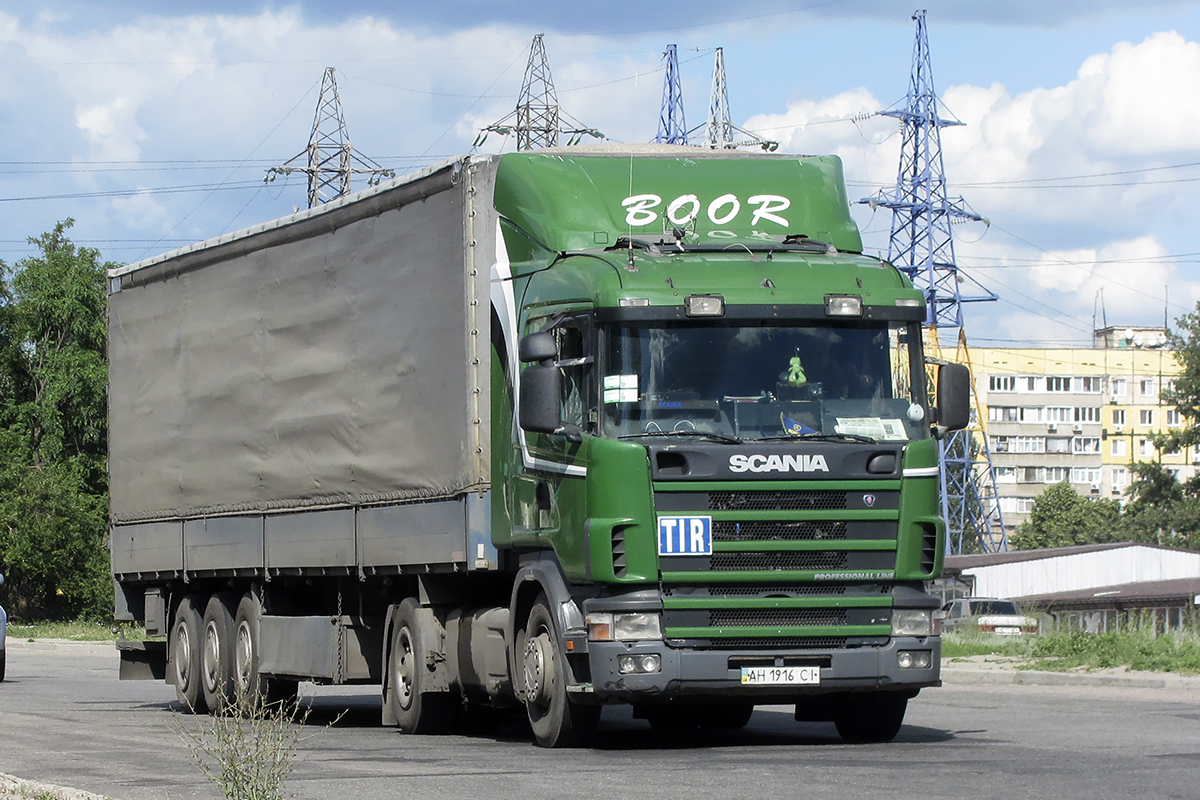 Донецкая область, № АН 1916 СІ — Scania ('1996) R124L