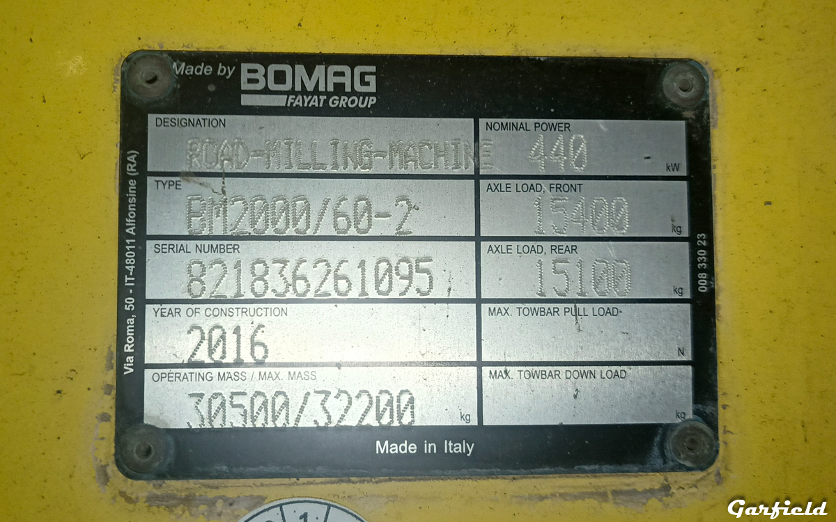 Кемеровская область, № 252202 — Bomag (общая модель)