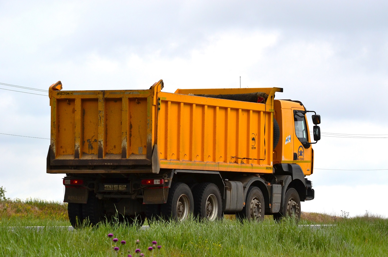 Волгоградская область, № А 636 ХТ 134 — Renault Kerax