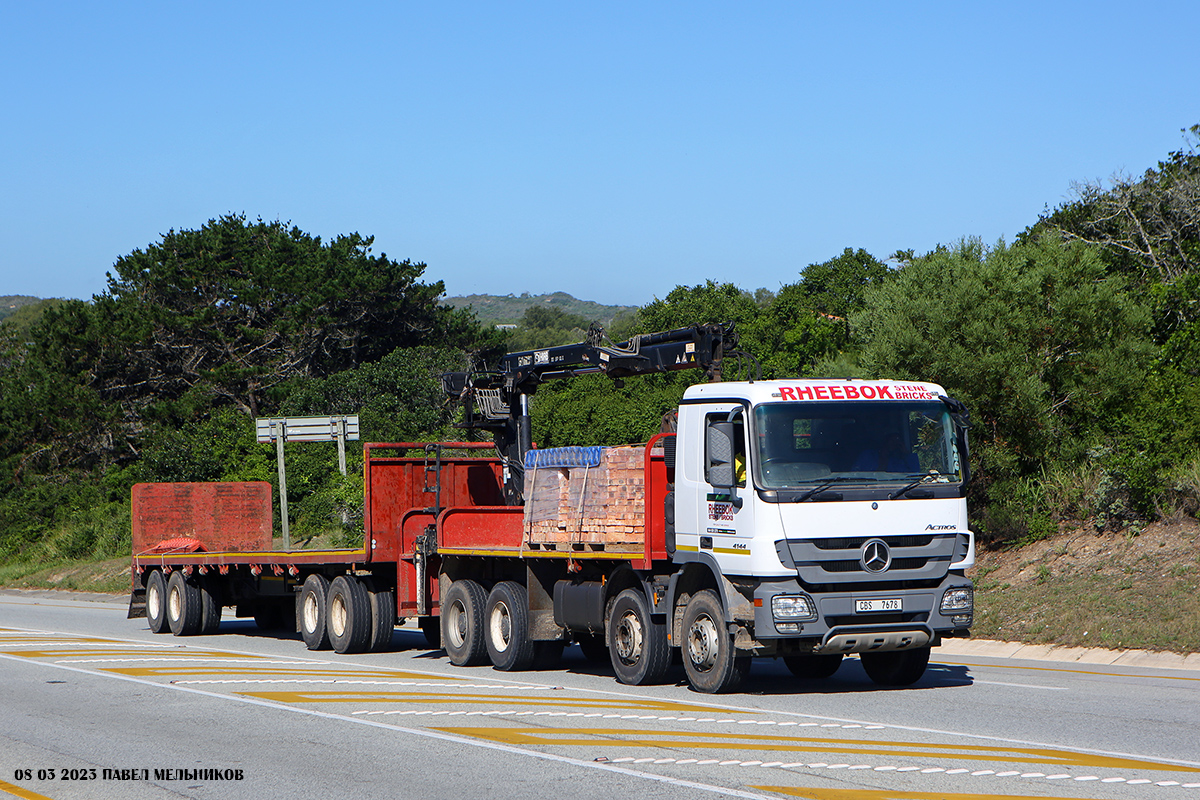 Южно-Африканская Республика, № CBS 7678 — Mercedes-Benz Actros ('2009) 4144