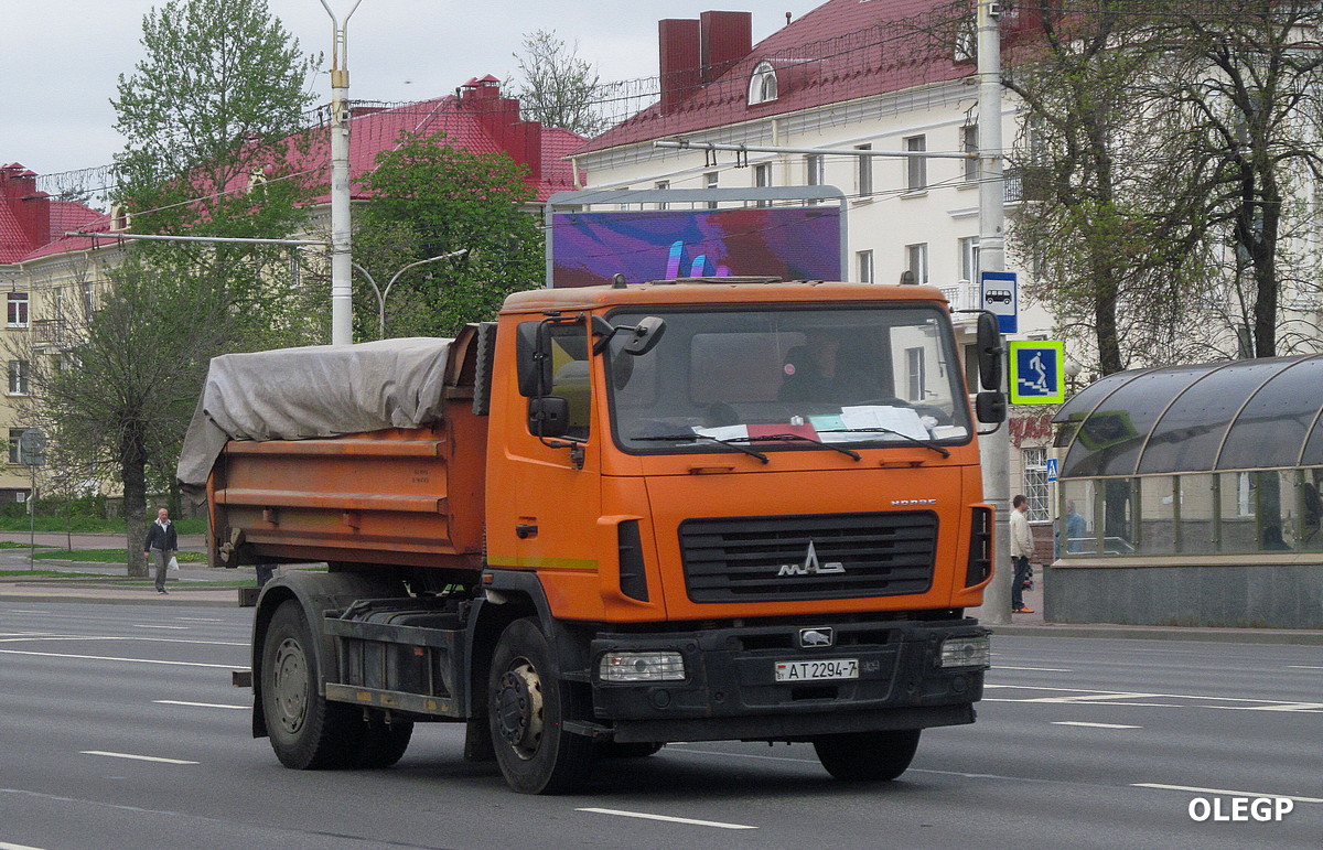 Минск, № АТ 2294-7 — МАЗ-5550 (общая модель)